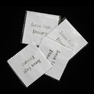 8*8cm colorato microfibra tessuto di lucidatura quadrato per gioielli collana orologio occhiali accessori - Product Image 5