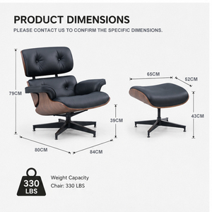 Chaise Longue in Vera Pelle di Lusso per <span class=keywords><strong>Ufficio</strong></span> e Soggiorno, Poltrona Chaise Longue per Interni, Set Lounge per <span class=keywords><strong>Ufficio</strong></span> - Product Image 4