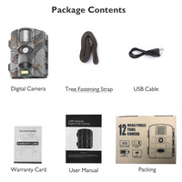 Kamera Digital Mini Tersembunyi HD 20MP 1080P Tanpa Cahaya Sensor CMOS SD Tahan Cuaca IP65 Tahan Air untuk Berburu