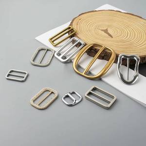 หัวเข็มขัดโลหะสี่เหลี่ยมขนาด 16-50 มม. แบบสามขา สำหรับสายกระเป๋า ตะขอเกี่ยว DIY อุปกรณ์เย็บเสื้อผ้า - Product Image 4