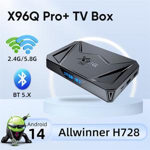 Nouveau lecteur multimédia 4K X96Q PRO PLUS 1000M Android 14 Smart Set Top Box Récepteur TV 8K avec TV Net fix - Product Image 2