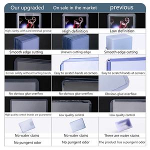 Ốp thẻ bài hình vuông PVC bền chắc Torson 35PT 3x4, dùng cho bóng chày, bóng đá, bóng chuyền, bóng rổ, TCG và các trò chơi trên bàn - Product Image 6