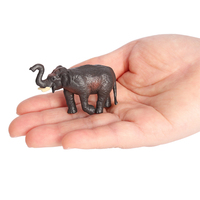Figurines d'animaux sauvages de la savane en PVC massif, miniatures, vente en gros
