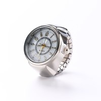DUYIZHAO Vintage Y2K Montre Anneaux Quartz Doigt Anneau Montre Hip Hop Mode Bijoux Anneau Pour Rappeur Hommes Femmes Quotidien Porter En Gros