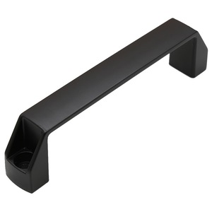 Tirador de puerta de balcón de Casa Privada, tirador deslizante con instalación de placa, tirador de puerta corredera de <span class=keywords><strong>terraza</strong></span> negra con tornillos fijos - Product Image 1