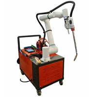 Système de robot de soudage MIG contrôlé par PLC automatique, moteur 380V/220V, capacité 3-5 fois supérieure pour ligne de production automobile