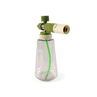 Canon à mousse transparent PROWORKZ avec noyau en acier inoxydable et bille de gravité, lance à mousse réglable de 1 L avec fixation rapide