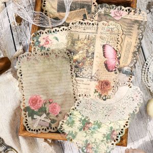 20 pz/pacco di serie della dinastia dell'età della carta di gioco decorativo dello scheletro del <span class=keywords><strong>Collage</strong></span> europeo dell'annata - Product Image 2