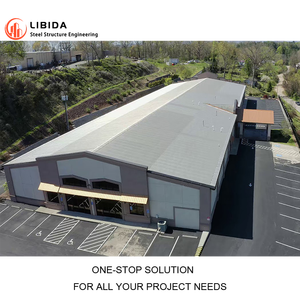 โรงเก็บสินค้าโครงสร้างเหล็กสำเร็จรูปชุบสังกะสี - Product Image 3