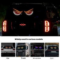 Nouveau contrôle USB LED Devil Eyes stroboscope avertissement lumières décoratives Led écran d'affichage numérique couleur écran voiture lumière