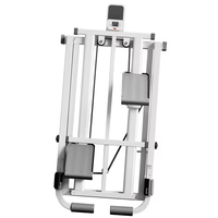 SENTI Escaladora Plegable y Resistente de Hierro y PP, Ajustable, para Uso Doméstico y Comercial, Equipo de Gimnasio y Fitness