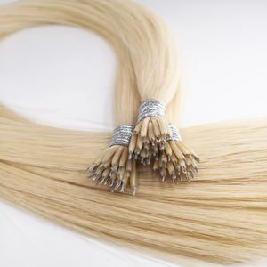 Jasmine Beauty Top <b>Russian</b> Human Hair Nano Tip Hair Extensions European Hair super double drawn hair virgin human hair extension - Product Image 6