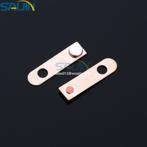 Tira bimetálica de cobre y plata para contacto eléctrico para relé de enchufe de interruptor, accesorios de contacto de interruptor de Material de latón duradero - Product Image 4
