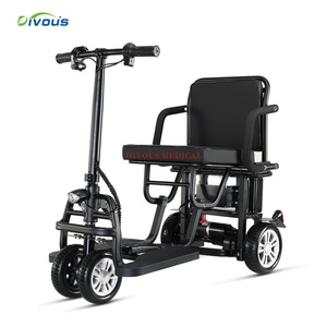 Scooter Eléctrico de Aleación de Aluminio con Batería de Litio, Motor de 250W, 4 Ruedas, para Personas Mayores y con Discapacidad - Product Image 1