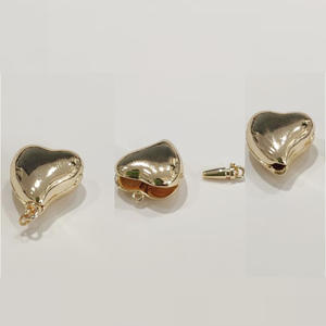 Accessori Zhongxing Versione Luminosa, Chiusura <span class=keywords><strong>a</strong></span> Forma di Cuore per Bracciali e Collane Fai-da-Te, con Terminale Piatto - Product Image 6