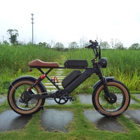 Vélo électrique puissant à trois Batteries 20 pouces x 4.0 gros pneu Bafang vélo électrique à double moteur