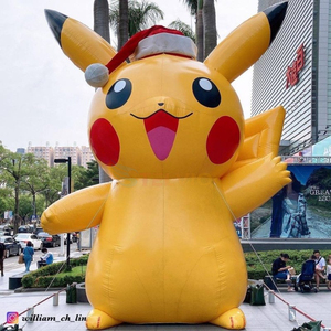 Vente chaude <span class=keywords><strong>Pikachu</strong></span> gonflable géant personnalisé, adorable et mignon, pour la publicité, la décoration d'événements en plein air, modèle de dessin animé - Product Image 4