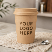 Vasos de Papel Desechables con Logotipo Personalizado al por Mayor, Vasos de Doble Pared para Café y Bebidas, para Cafeterías, Restaurantes y Servicios de Alimentos