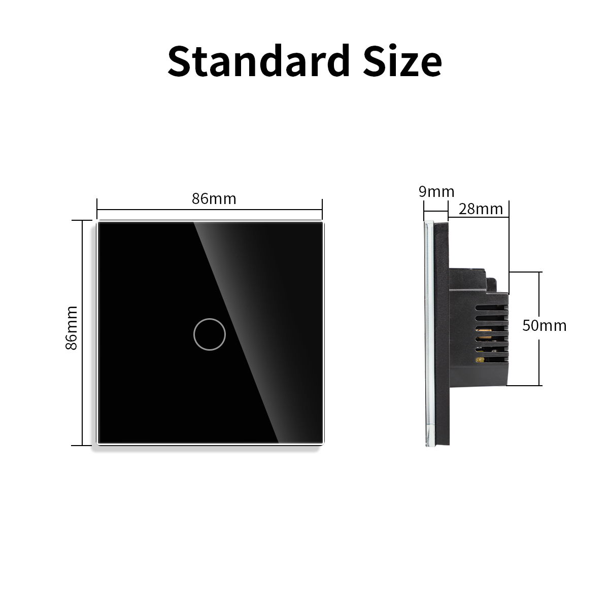Touchmi WiFi Smart Home Modular Design 1/2/3/4Gang Touch Switch Wall Switch and Socket with 16A Rated Current · image 6