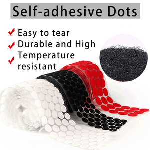 Jiehuan自己接着環境に優しいフックループドットナイロン医療用衣服アクセサリー弾性テープミシンバンド25M - Product Image 2