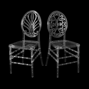 Offre Spéciale clair résine transparente Chiavari chaise blanc en plastique acrylique chaise de mariage en gros Phoenix Napoléon chaise - Product Image 4