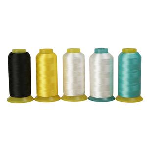 Patrón teñido de hilo de coser unido de nailon de 100% poliéster ecológico de alta resistencia para aplicación de ropa - Product Image 5