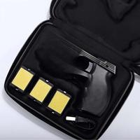 Senter LED Taktis Isi Ulang 3 Mode Pencahayaan untuk Petualangan Luar Ruangan, Darurat, Tas Penyimpanan, Kesiapsiagaan