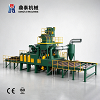 Ligne de prétraitement pour acier et profilés, machine à double usage pour plaques et profilés