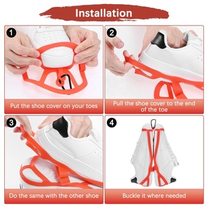 Clip <span class=keywords><strong>de</strong></span> fixation pour sac à dos et mousqueton pour chaussures <span class=keywords><strong>de</strong></span> <span class=keywords><strong>sport</strong></span>/chaussures à crampons - Rangement gain <span class=keywords><strong>de</strong></span> place pour voyages et sports <span class=keywords><strong>de</strong></span> plein air - Product Image 5
