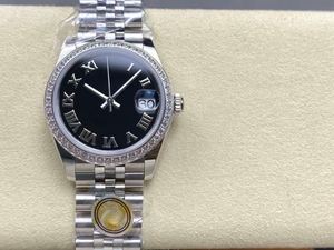 Reloj mecánico automático de lujo de diseñador de primera categoría con incrustaciones de diamantes y circonia - Cristal de zafiro de 40 mm con manecillas - Product Image 4