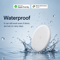 Traceur intelligent Google Find My Device AirTag pour animaux de compagnie, localisateur GPS mondial MFI, pour portefeuille, carte, sac, clés, compatible iOS Android, anti-plastique