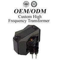 Transformateur Flyback Haute Fréquence Personnalisé RM6 5V 9V 110V 220V à Noyau de Ferrite pour Montage sur PCB, Adaptateur de Chargeur Compact et Alimentation à Commutation
