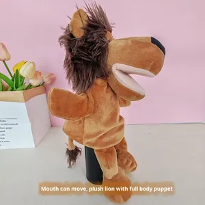 Marionnette à ventre parlant en peluche, jouet en coton PP, gant interactif parent-enfant, poupée à bouche ouverte pour contes <span class=keywords><strong>d</strong></span>'images en maternelle - Product Image 2
