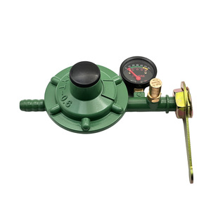 Vanne de réduction de pression GPL 0.6 avec manomètre et levier pour usage domestique - Product Image 1
