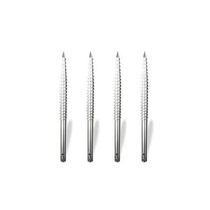 जस्ती Q235 स्टील पृथ्वी धातु ग्राउंड स्क्रू हेलिकल मिट्टी एंकर आईएसओ 9001 प्रमाणित हॉट बिक्री ग्राउंड स्क्रू ढेर - Product Image 4