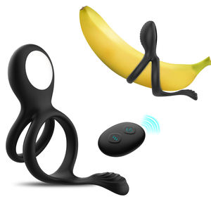 Fernbedienung Männer Vibrations ring Hahn Vibrator Dick Ring Sexspielzeug Verzögerung Ejakulation Penis Cockring - Product Image 1
