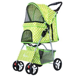 Cochecito plegable de 4 ruedas <span class=keywords><strong>para</strong></span> <span class=keywords><strong>perros</strong></span> grandes o 2, carrito de viaje de Instalación rápida <span class=keywords><strong>para</strong></span> mascotas - Product Image 4