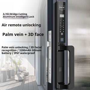 A-Y03 tam otomatik akıllı kilit standart Edition IP67 su geçirmez kırık köprü alüminyum kapı palmiye ven 3D yüz tanıma - Product Image 3