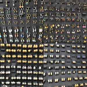 XUPING <strong>Wholesale</strong> Stainless Steel Gold Plated Earring Hypoallergenic Waterproof Multi Styles Women Fashion <strong>Jewelry</strong> Earrings - Product Image 3