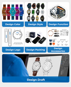 Skmel 1389 3ATM khả năng chịu nước thép không gỉ xem Mens thời trang đồng hồ đeo tay <span class=keywords><strong>3</strong></span> thời gian Analog kỹ thuật số thạch anh Đồng hồ cho nam giới - Product Image 6