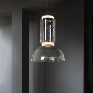 Lustre LED suspendu personnalisé en fer et verre, design artistique créatif, pour bar et <span class=keywords><strong>taverne</strong></span> - Product Image 1