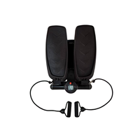Appareil d'exercice portable pour les jambes, les cuisses et la taille, outil de fitness pour brûler les graisses à domicile, mini stepper avec cordes de traction