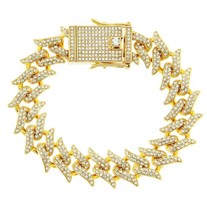 Pulseras de espinas cortas exageradas para hombre, estilo rock hip hop, accesorios de mano para danza urbana, accesorios de pulsera Tanjing - Product Image 1