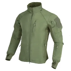 Softshell Jacket Sports Tactical Jacket Uniform Waterproof Camouflage Lightweight Jacket For Men