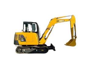 Mini-excavatrice Komatsu Pc56 d'occasion, 90% neuve, mini-excavatrice sur chenilles Komatsu Pc56, mini-excavatrice - Product Image 1