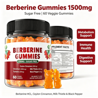 Gommes la berbérinecannelle de Ceylan, chardon-marie, poivre noir Métabolisme, santé intestinale, immunité, bien-être des femmes