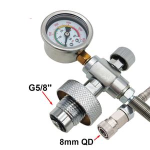 Zimakyfa HFA # Adaptateur de remplissage haute pression DB-DG-N DIN pour station de charge 4500psi 300 Bar G5/8 8mm QD 1/8BSPP - Product Image 3
