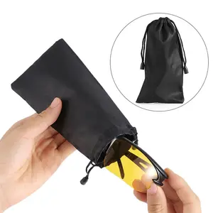 Мягкие тканевые сумки на заказ, сумка для защиты от пыли, сумка для переноски оптических очков, карман для солнцезащитных очков для чтения