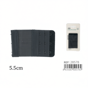 Estensore per reggiseno Ilan 5,5 cm nero per supporto intimo - Product Image 1