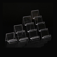 Vente en gros Porte-monnaie épais transparent pour dames Porte-monnaie pour téléphone 1/2/3/4 couches Porte-monnaie en acrylique transparent Présentoir
